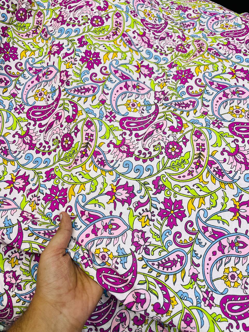 Most Premium Pure Cotton 80*80 Fabric With Digital PRINTED (Big WIDTH!!)