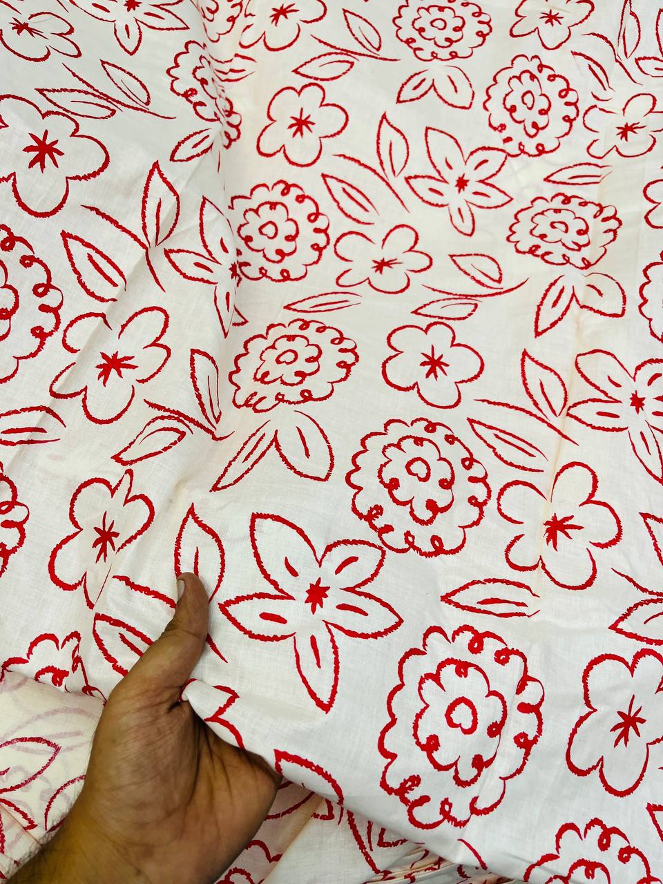 Most Premium Pure Cotton 80*80 Fabric With Digital PRINTED (Big WIDTH!!)