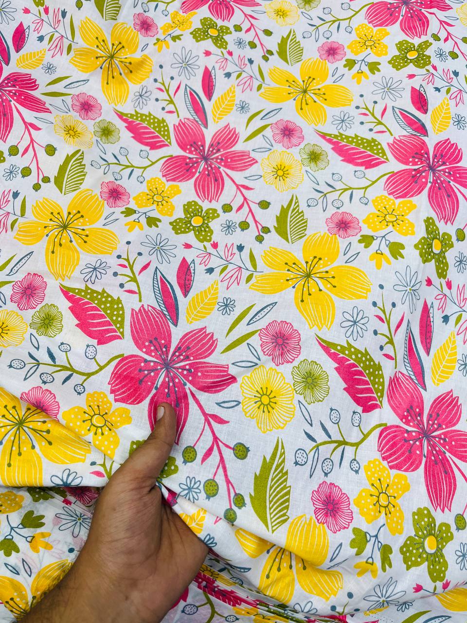 Most Premium Pure Cotton 80*80 Fabric With Digital PRINTED (Big WIDTH!!)