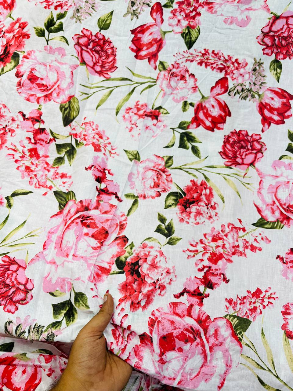 Most Premium Pure Cotton 80*80 Fabric With Digital PRINTED (Big WIDTH!!)