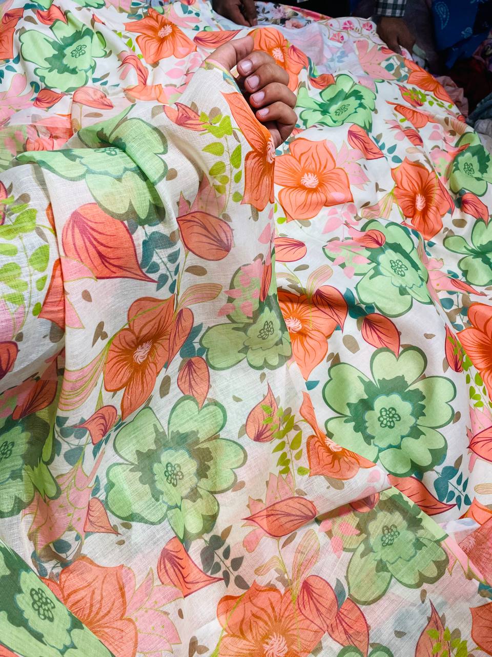 Pure Premium LINEN Cotton Suit (Shirt With Dupatta)