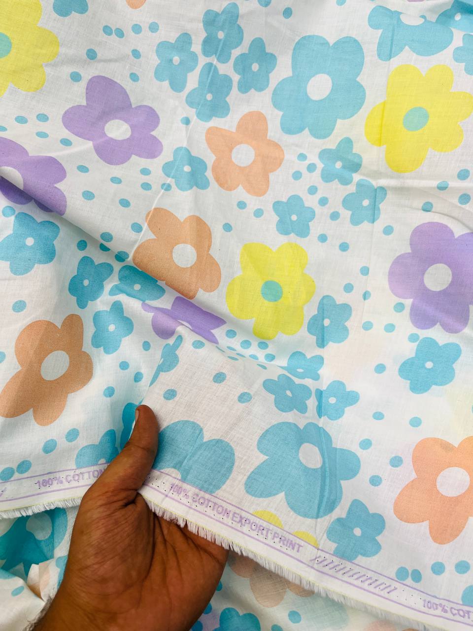 Most Premium Pure Cotton 80*80 Fabric With Digital PRINTED (Big WIDTH!!)