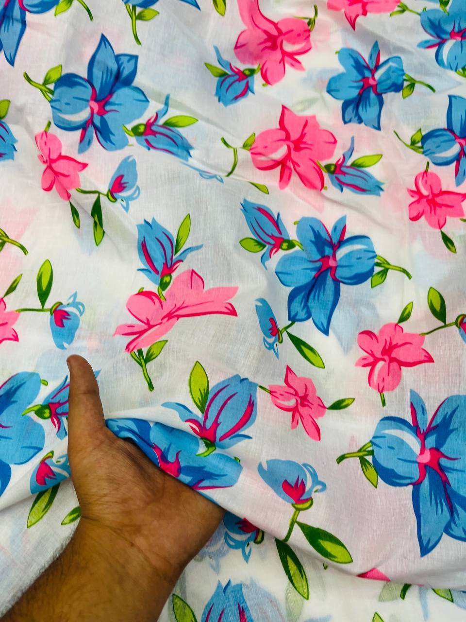 Most Premium Pure Cotton 80*80 Fabric With Digital PRINTED (Big WIDTH!!)