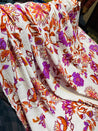 Premium Pure Imported Double Crepe Crushed FABRIC Digital Printed (Big WIDTH!!)