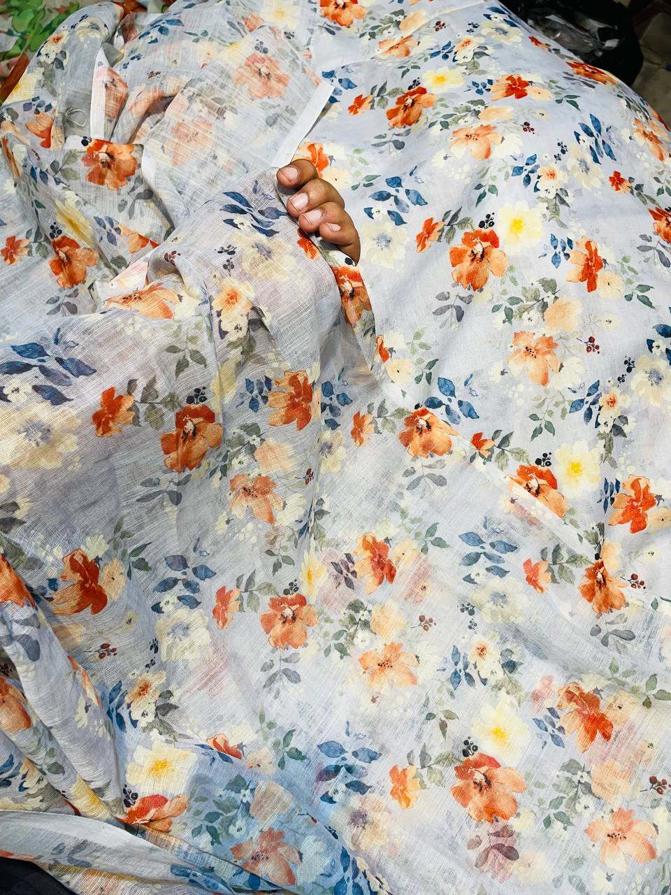 Pure Premium LINEN Cotton Suit (Shirt With Dupatta)