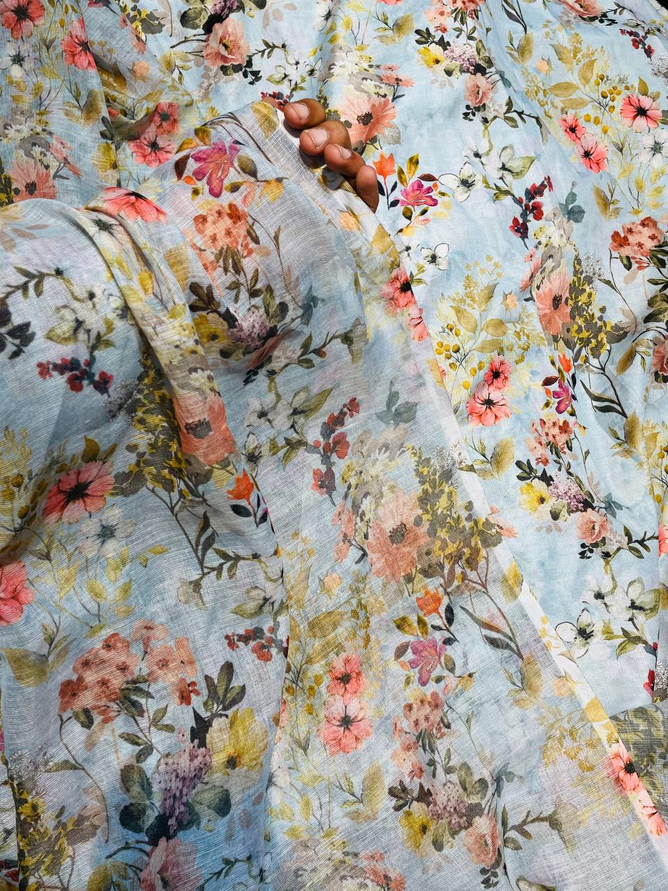 Pure Premium LINEN Cotton Suit (Shirt With Dupatta)