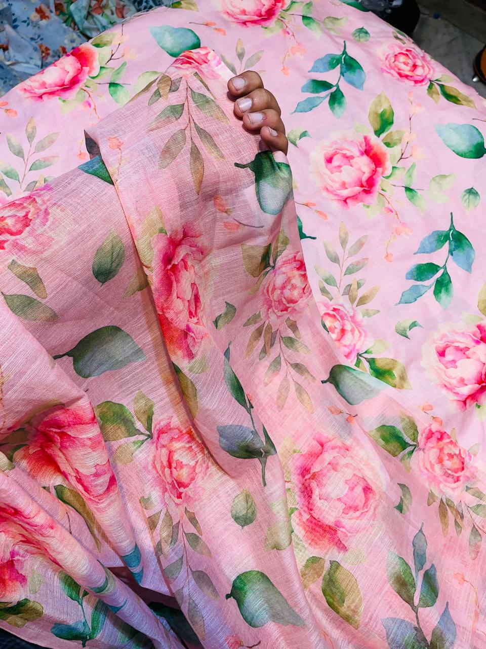 Pure Premium LINEN Cotton Suit (Shirt With Dupatta)