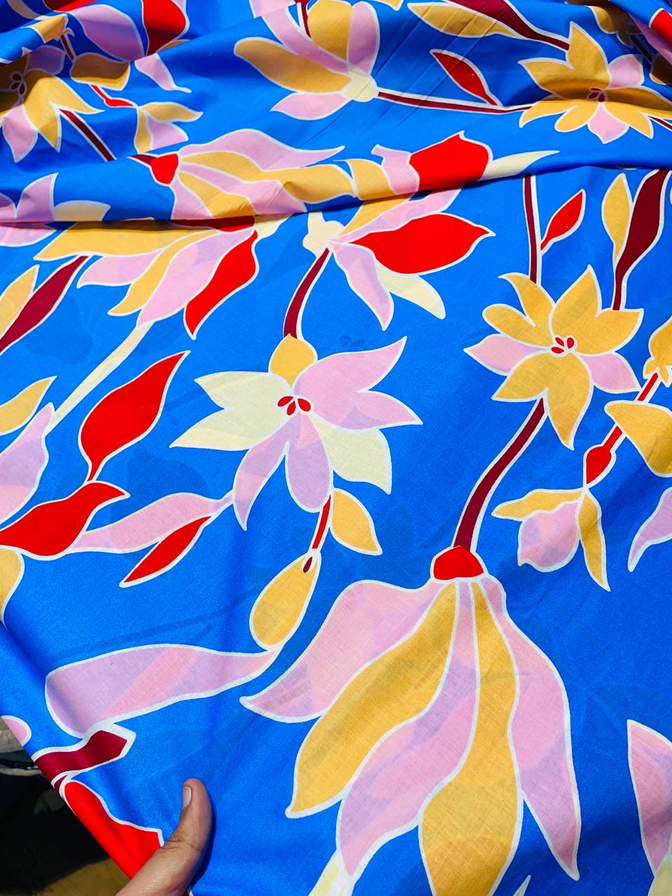 Most Premium Pure Cotton 80*80 Fabric With Digital PRINTED (Big WIDTH!!)