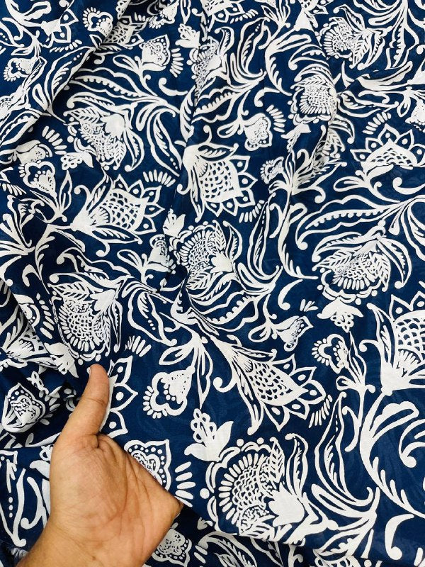 Most Premium Pure Mul Cotton Fabric With Digital PRINTED (Big WIDTH!!)