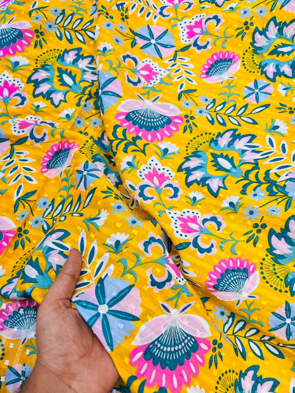 Most Premium Pure Dobby Cotton 80*80 PRINTED FABRIC (Big WIDTH!!)