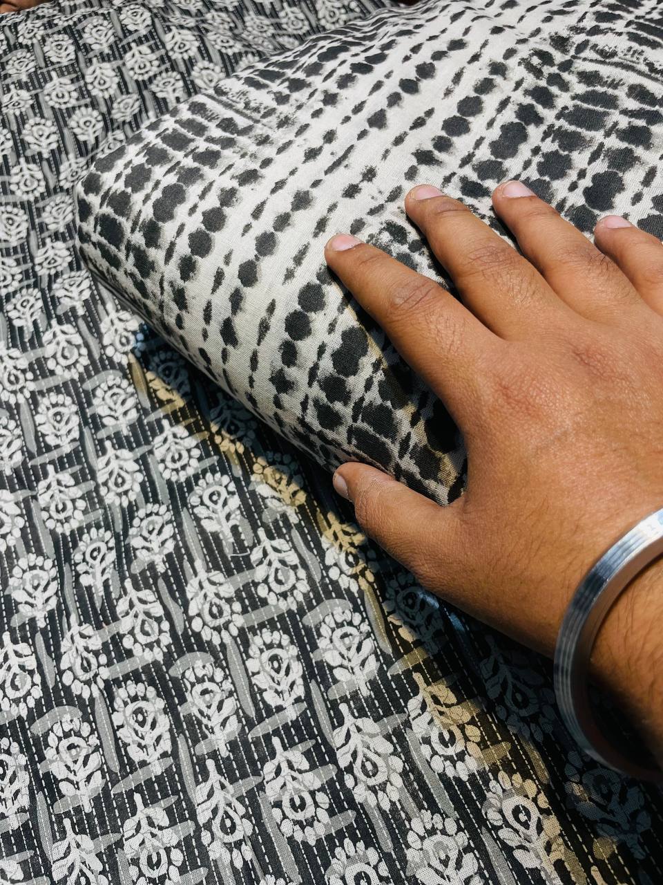 Most Premium Pure Cotton Suit With Bottom