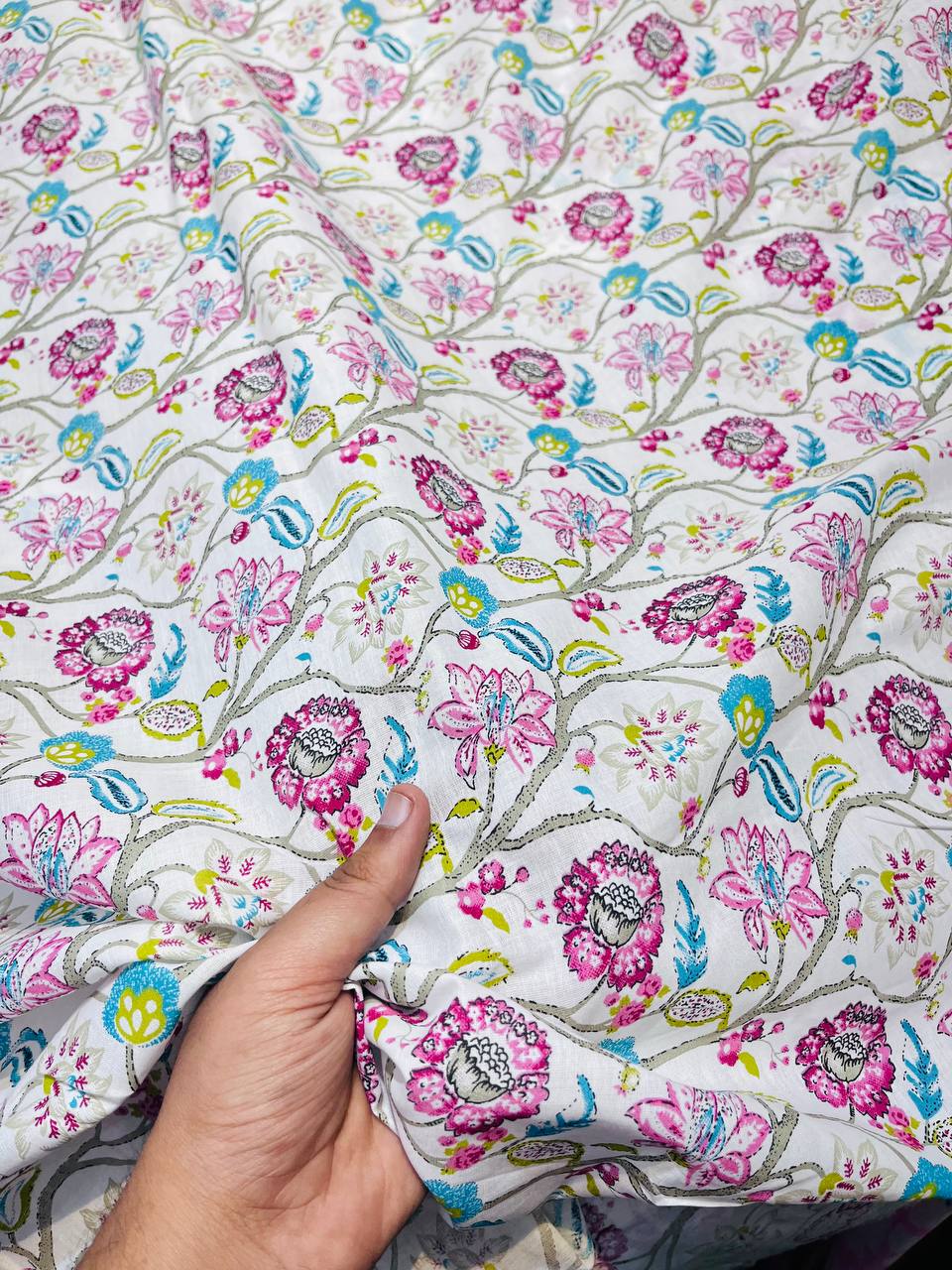 Most Premium Pure Cotton 80*80 Fabric With Digital PRINTED (Big WIDTH!!)