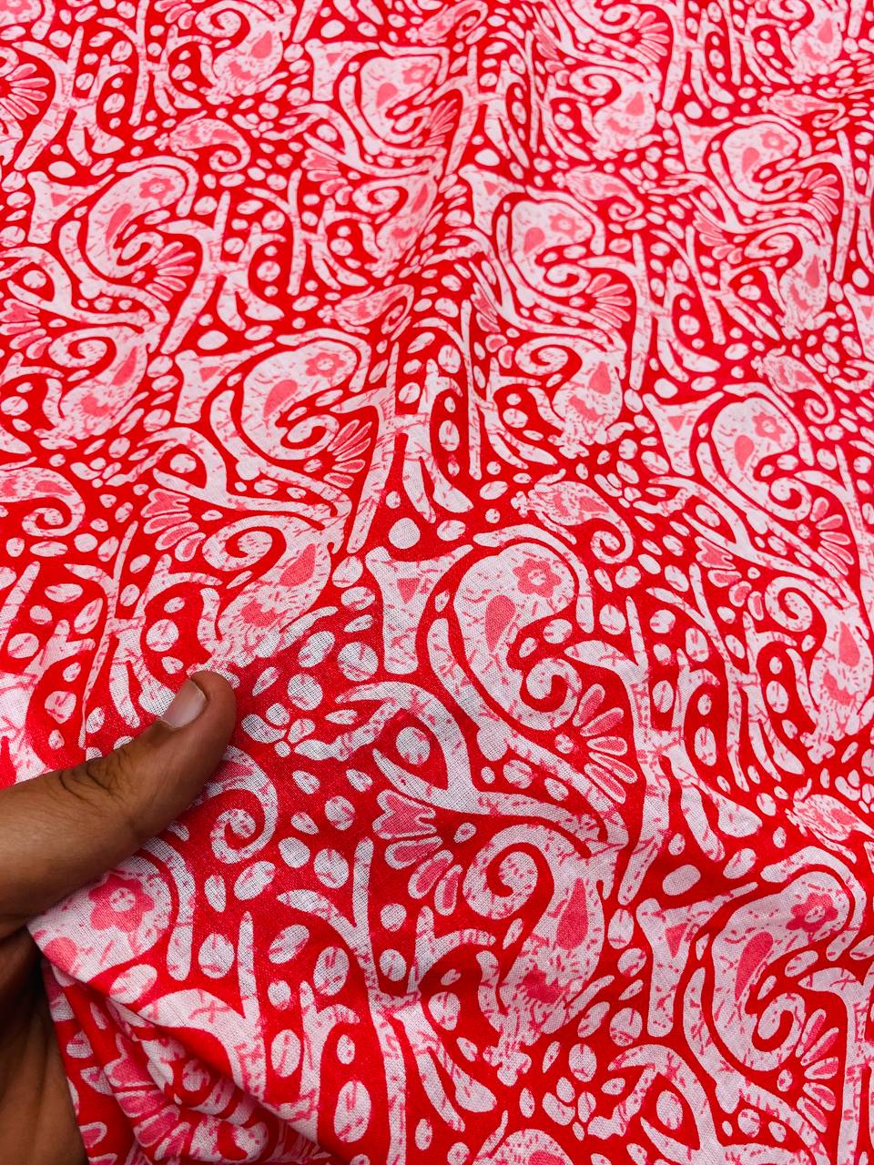 (2.5 Meter Cut SIZE) Most Premium Pure Cotton 80*80 Fabric With Digital PRINTED