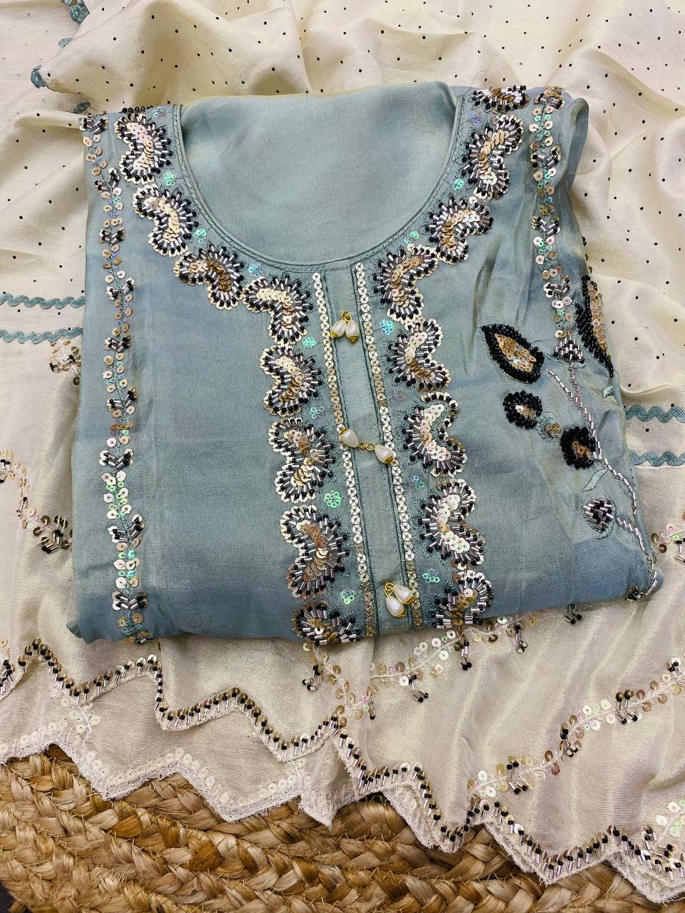 (SALE Prices) Premium Pure Suits (Complete Suit Set With Dupatta)