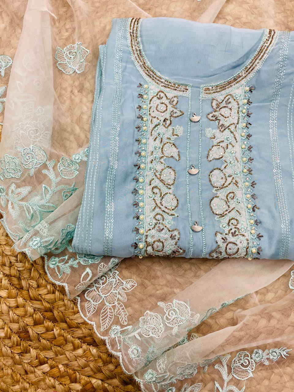 (SALE Prices) Premium Pure Suits (Complete Suit Set With Dupatta)