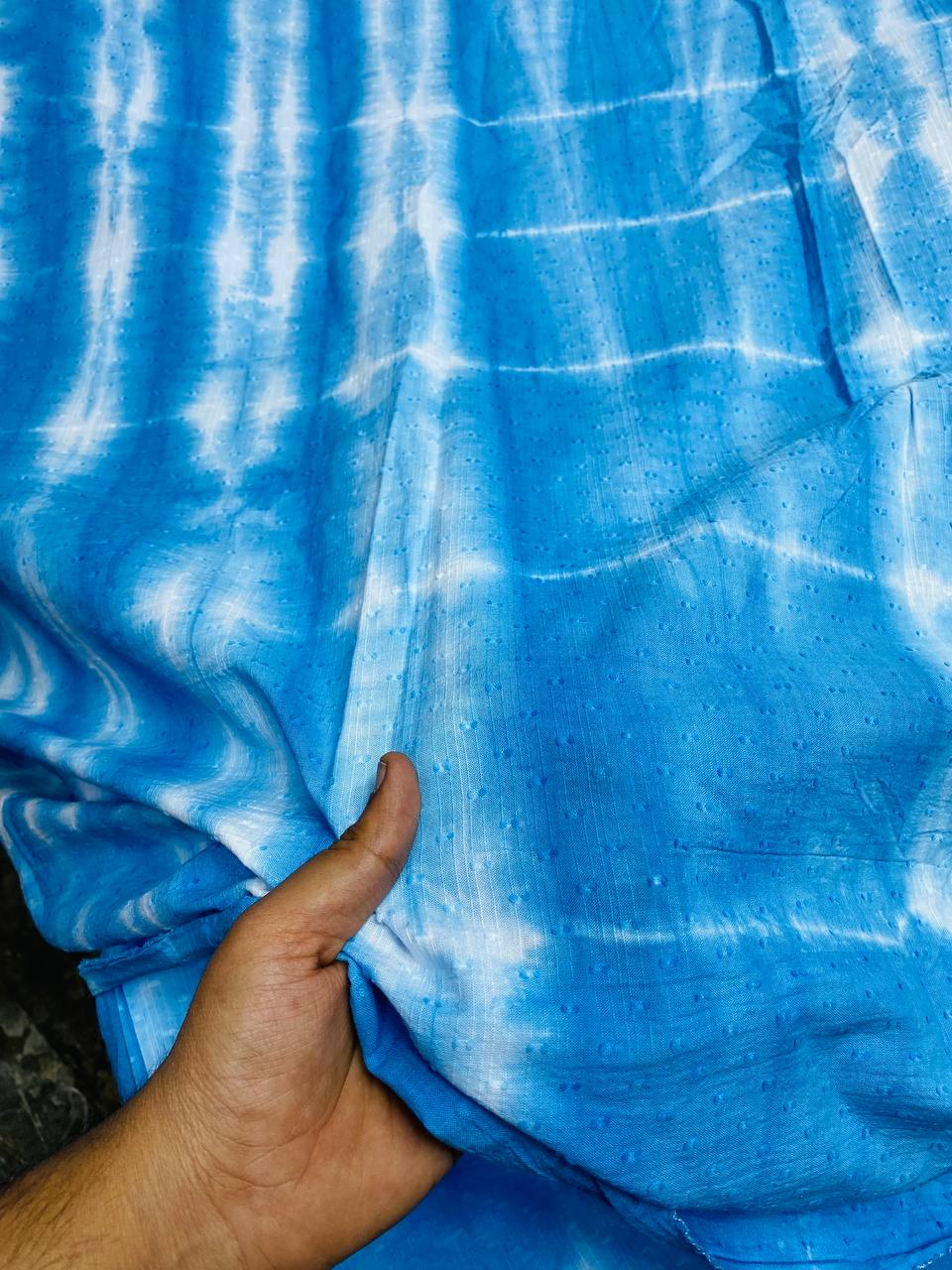 Most Premium Pure Cotton Fine Thread Weaving Tie& DYE Cotton FABRIC (Big WIDTH!!)