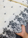 Most Premium Export Quality Of Pure Cotton FABRIC With Fine Embroidery Work (Big WIDTH!!)
