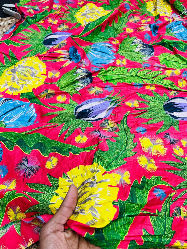 Cut Piece SALE- Premium Pure Designer FABRICS IN SALE - Cut SIZE: 0.95 Meter