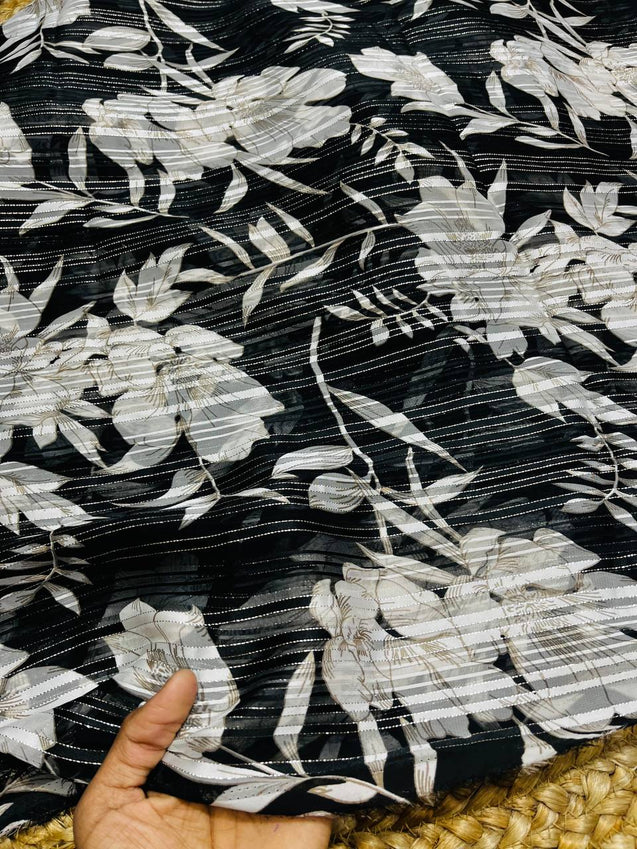 Cut Piece SALE- Premium Pure Designer FABRICS IN SALE - Cut SIZE: 3.70 Meter