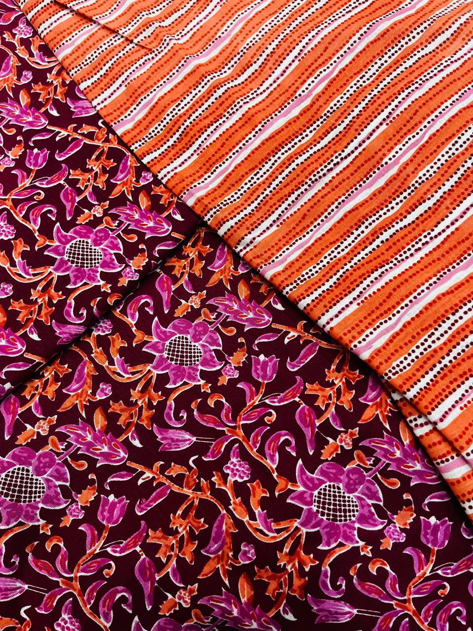 Premium Pure Cotton PRINTED Suits (Top With Bottom)