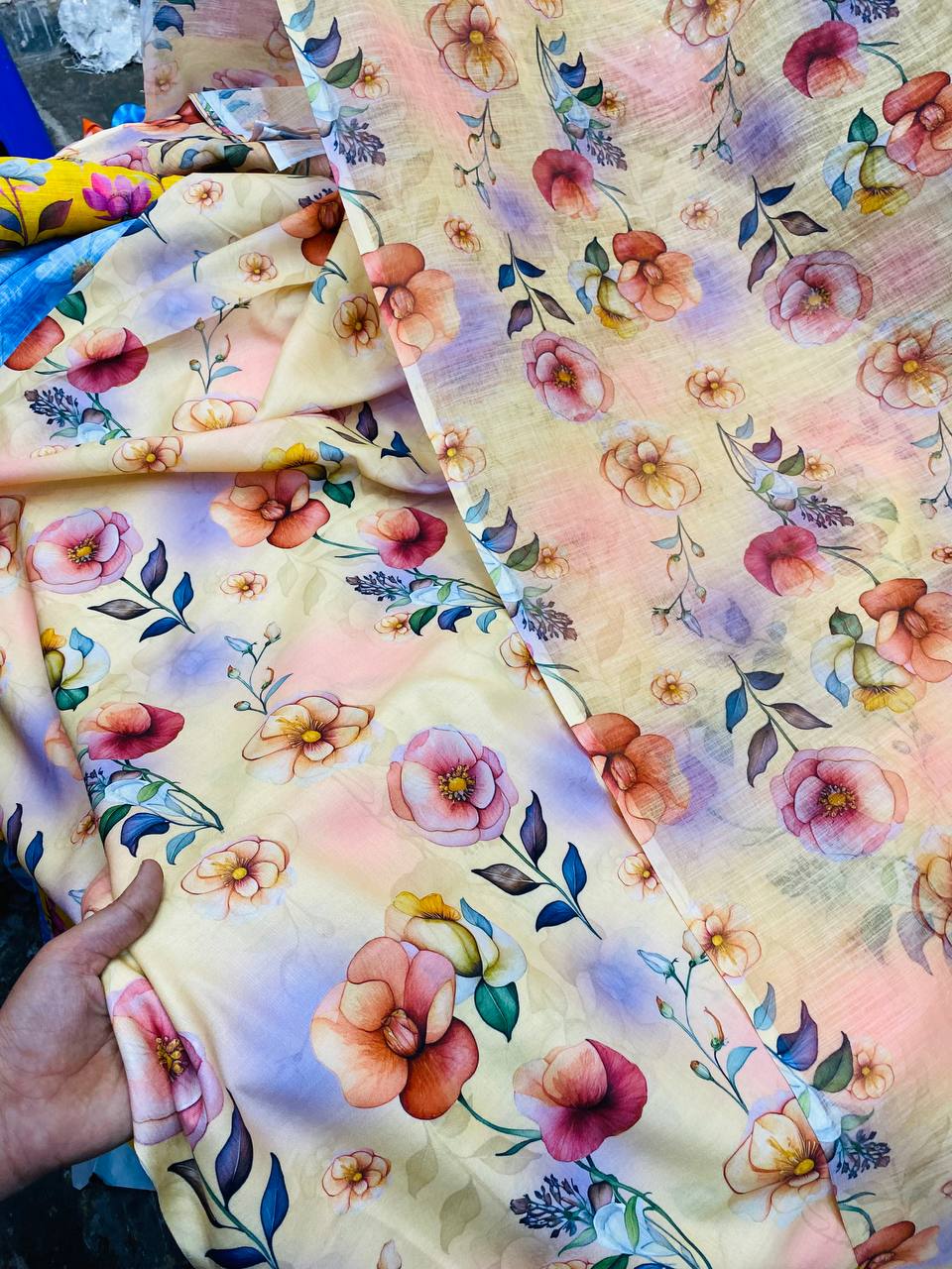 Pure Premium LINEN Cotton Suit (Shirt With Dupatta)