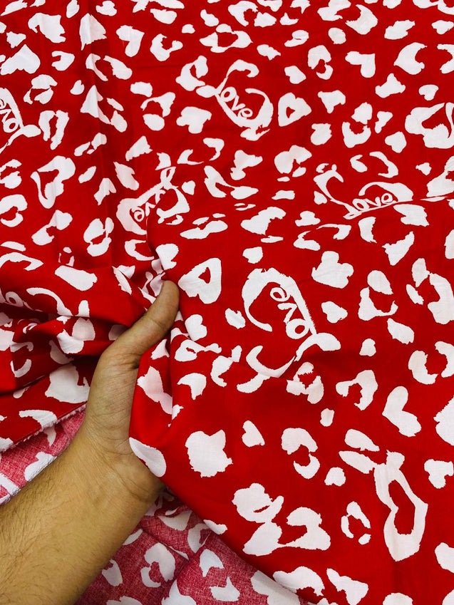 Most Premium Pure Poplin Cotton Fabric With Digital PRINTED (Big WIDTH!!)