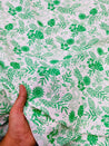 Most Premium Pure LINEN Cotton Fabric With Digital PRINTED (Big WIDTH!!)