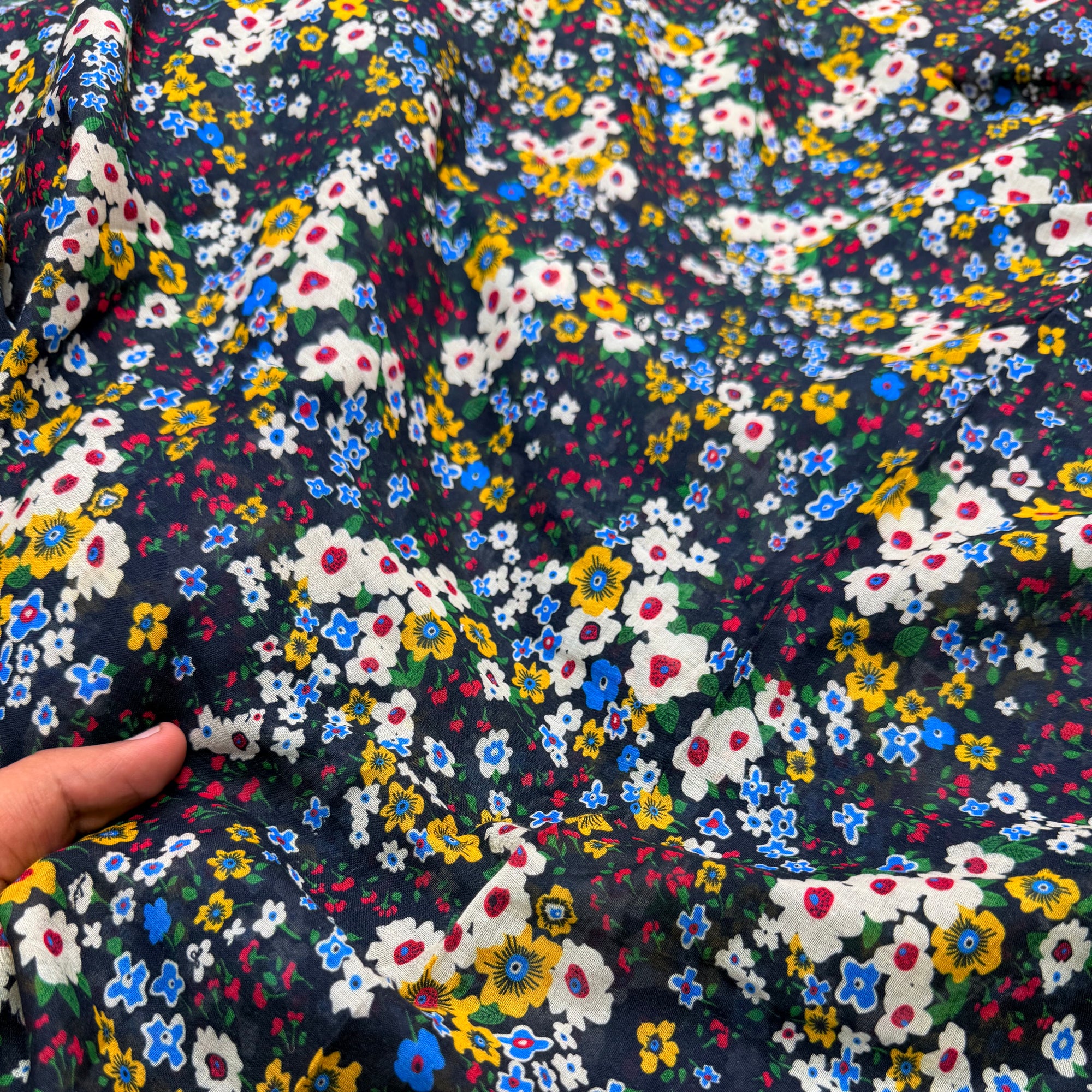 Most Premium Pure Mul Cotton Printed Fabric (Big WIDTH!!)