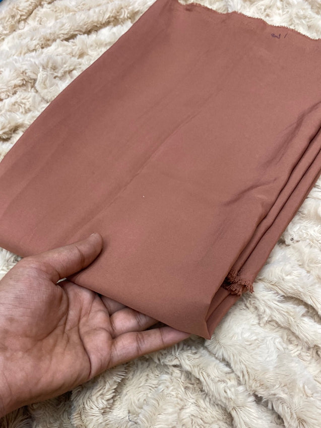 Premium Plain AMERICAN CREPE Fabric On SALE Cut Size Of. 1.80 Meter
