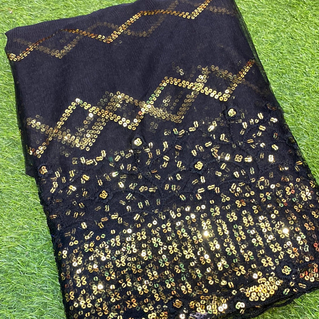 PREMIUM Embroidered Net Fabric On SALE Cut Size Of 4.40Meter