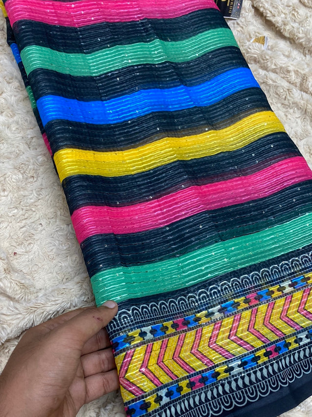 PREMIUM EMBROIDERED Fabric On SALE Cut Size Of. 5.50 Meter