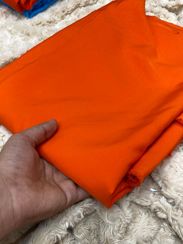Premium Plain AMERICAN CREPE Fabric On SALE Cut Size Of. 6 Meter