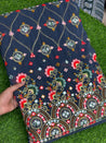 PREMIUM EMBROIDERED GEORGETTE Fabric On SALE Cut Size Of. 3.75 Meter