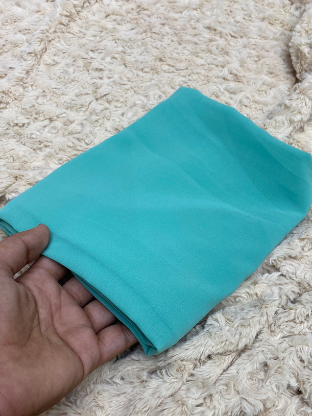 PREMIUM PURE CHINON CHIFFON GEORGETTE FABRIC On SALE Cut Size Of. 1 Meter