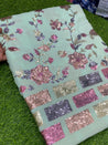 PREMIUM EMBROIDERED Fabric On SALE Cut Size Of. 3 Meter