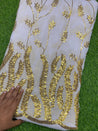 PREMIUM EMBROIDERED GEORGETTE Fabric On SALE Cut Size Of. 2.75 Meter