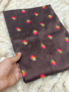 PREMIUM PURE EMBROIDERED SILK FABRIC On SALE Cut Size Of. 1 Meter