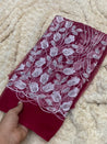 PREMIUM EMBROIDERED NET Fabric On SALE Cut Size Of. 2.50 Meter
