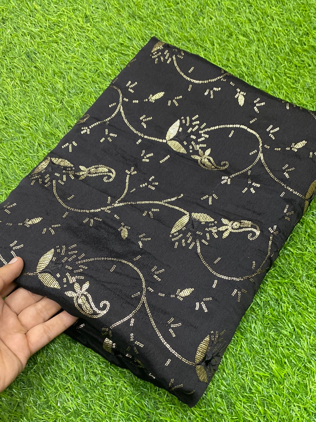 Premium Pure Quality Of CHINON CHIFFON With Fine Zari