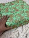 PREMIUM PURE EMBROIDERED SILK FABRIC On SALE Cut Size Of. 3.25 Meter
