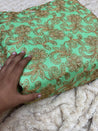 PREMIUM PURE EMBROIDERED SILK FABRIC On SALE Cut Size Of. 3.25 Meter