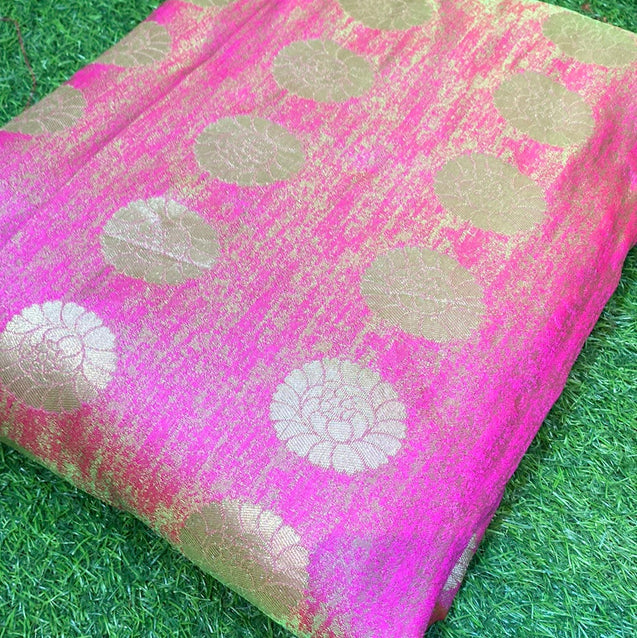 BANARASI BROCADE FABRIC On SALE Cut Size Of 3.80 Meter