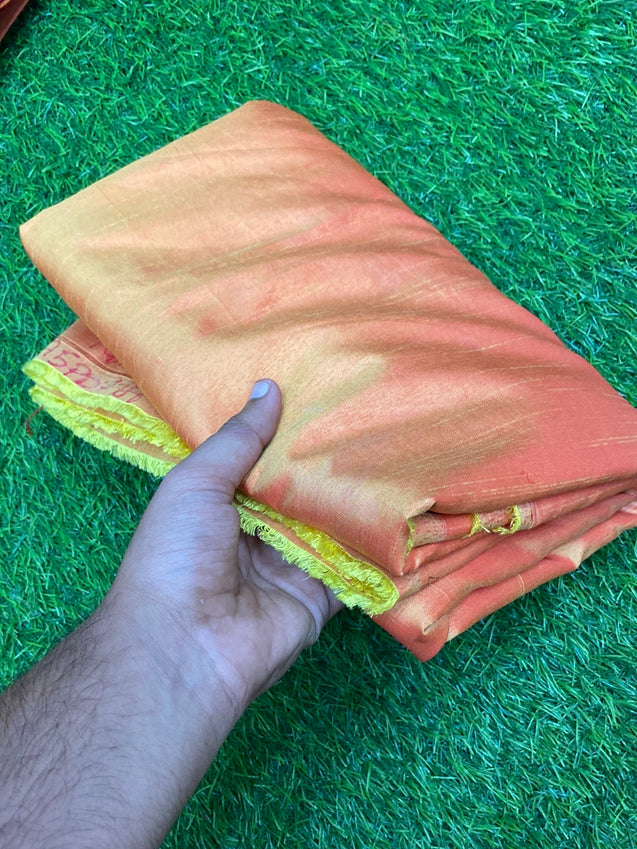 Premium Double Tone Silk Fabric On SALE Cut Size Of. 6.50 Meter
