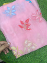 PREMIUM EMBROIDERED Organza Fabric On SALE Cut Size Of. 3 Meter