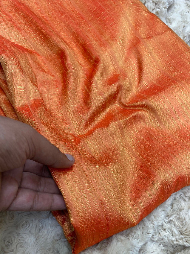 Premium Double Tone Mastani Silk Fabric On SALE Cut Size Of. 6 Meter