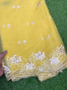 PREMIUM EMBROIDERED Fabric On SALE Cut Size Of. 5.50 Meter