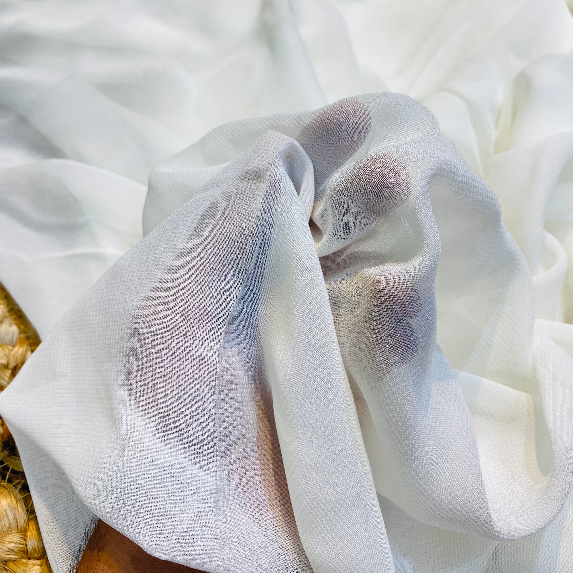 Premium Pure DYEABLE Georgette Fabric