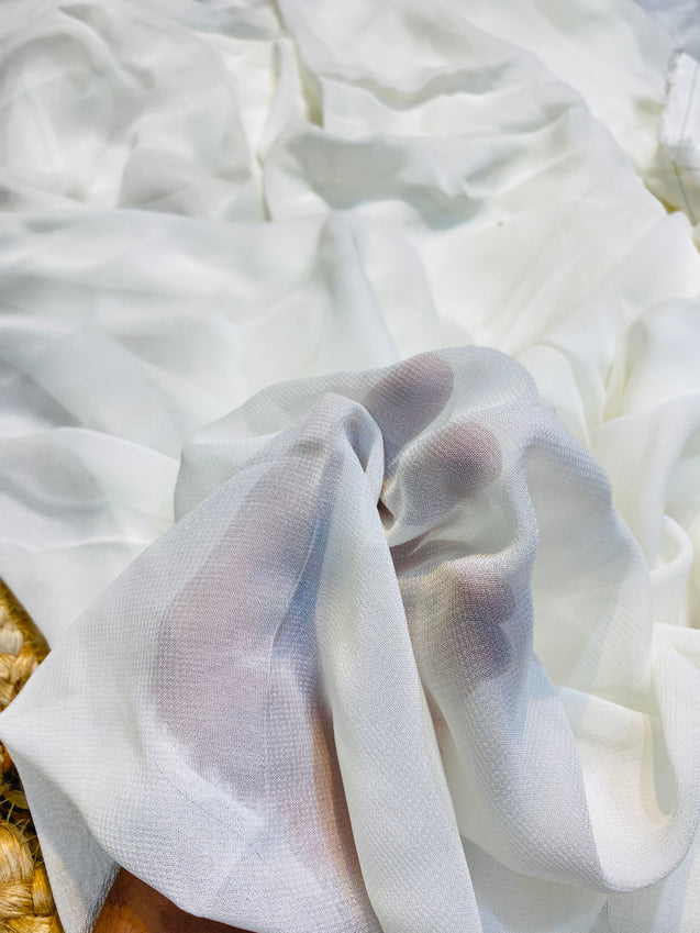 Premium Pure DYEABLE Georgette Fabric