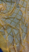 PREMIUM EMBROIDERED GEORGETTE Fabric On SALE Cut Size Of. 2 Meter