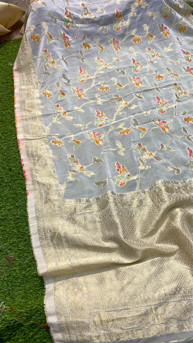 Premium Pure Soft Organza Saree! ♥ On Discount Now